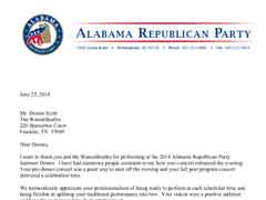 The WannaBeatles - Letter From Alabama Republicans